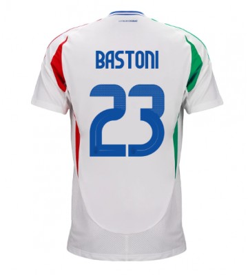 Italien Alessandro Bastoni #23 Bortatröja EM 2024 Kortärmad